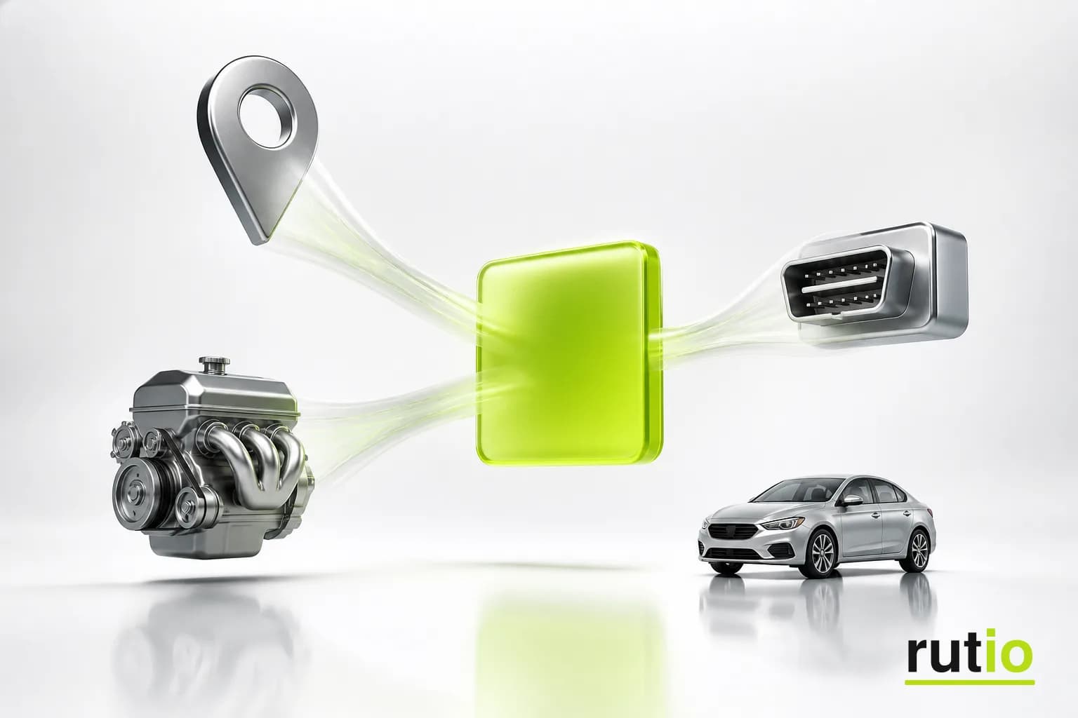 Ubicación, motor y diagnóstico combinados en la plataforma Rutio