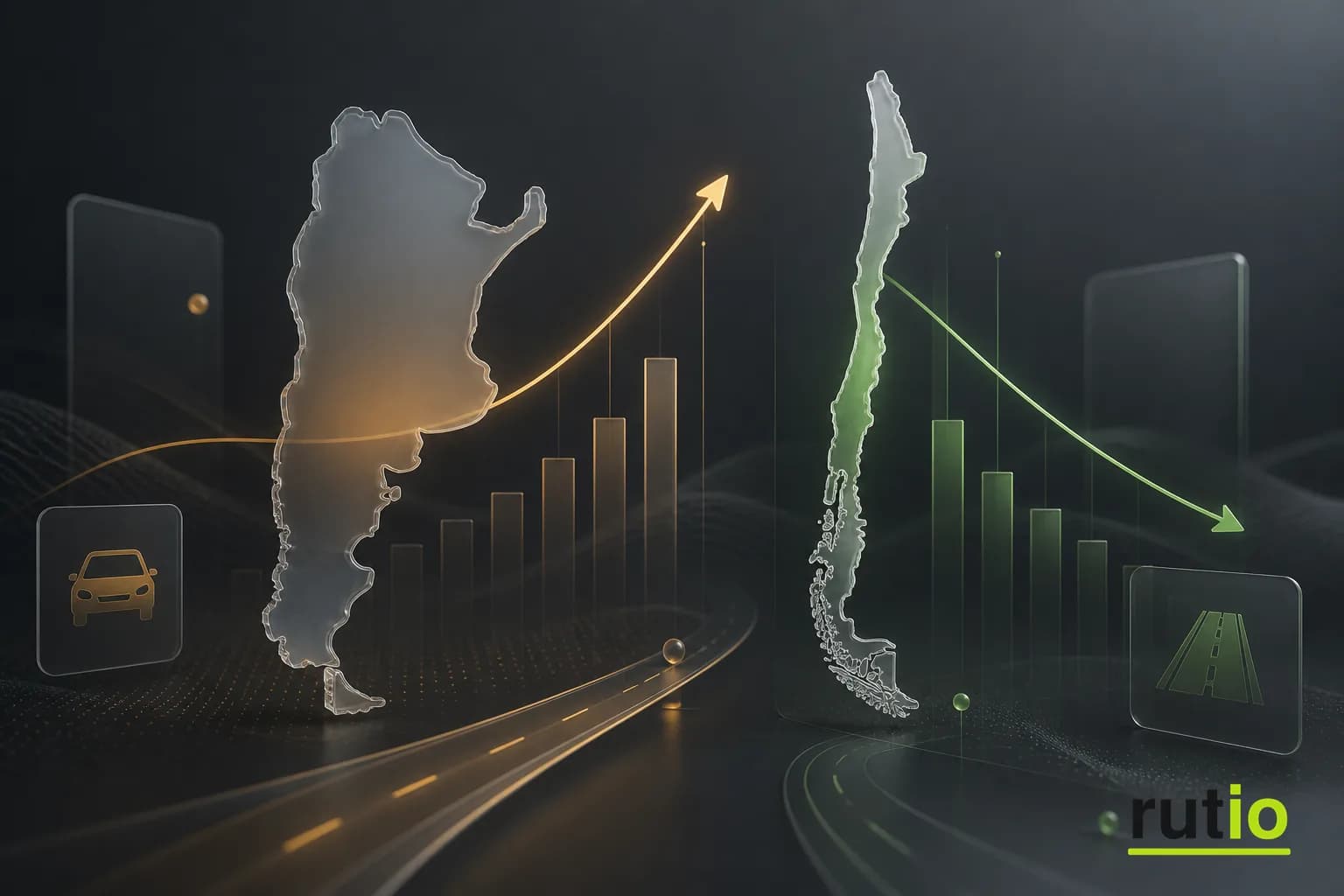 Tendencias opuestas de siniestralidad vial entre Argentina y Chile en períodos recientes