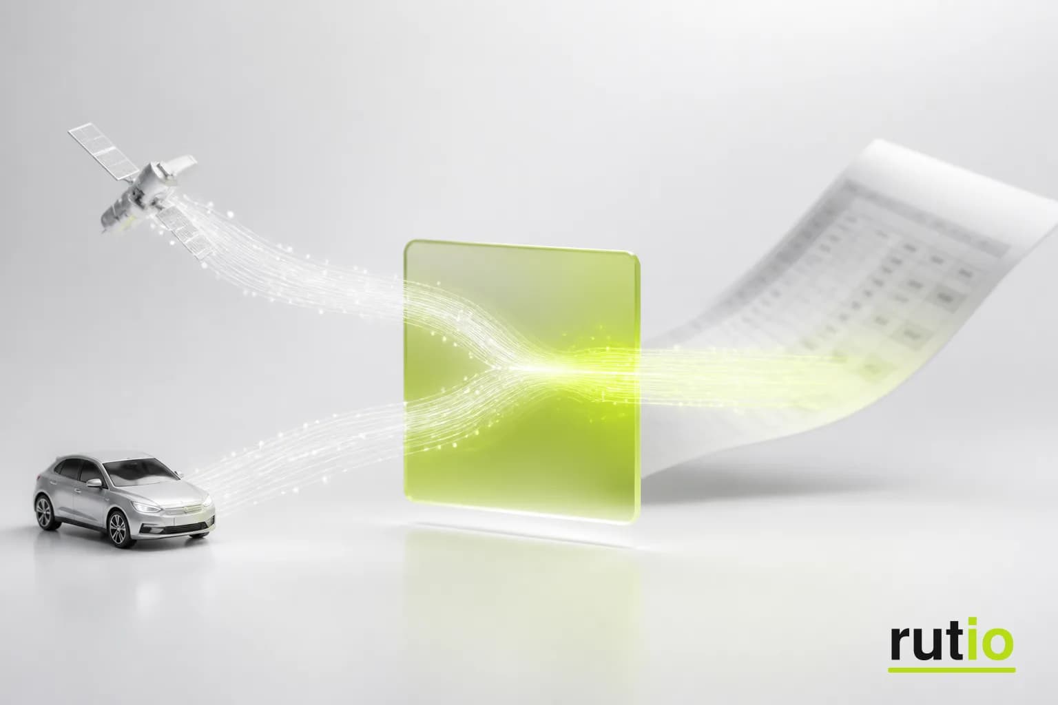 Posición GNSS y datos de motor combinados en un solo panel por Rutio