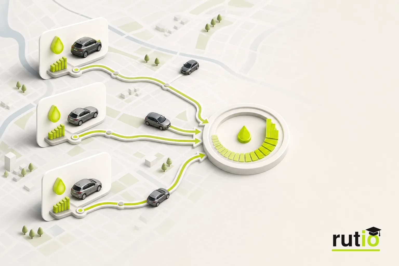 Cálculo de consumo real combinando cargas de combustible y kilómetros recorridos