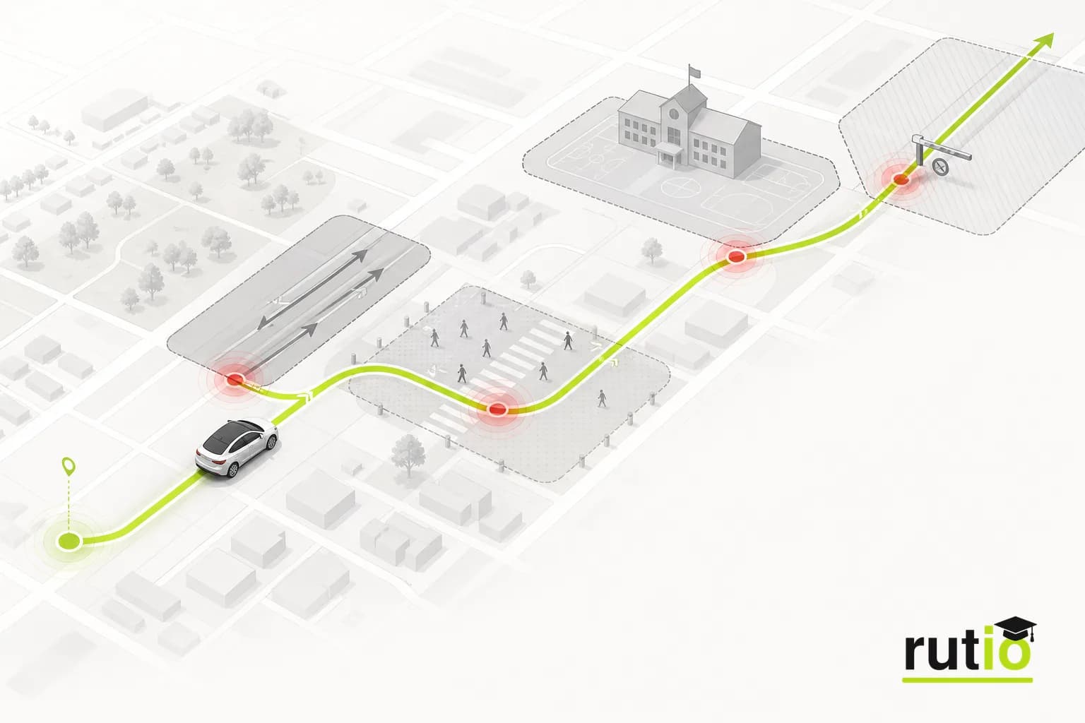 Faltas contextuales detectadas al cruzar la ruta con información del mapa