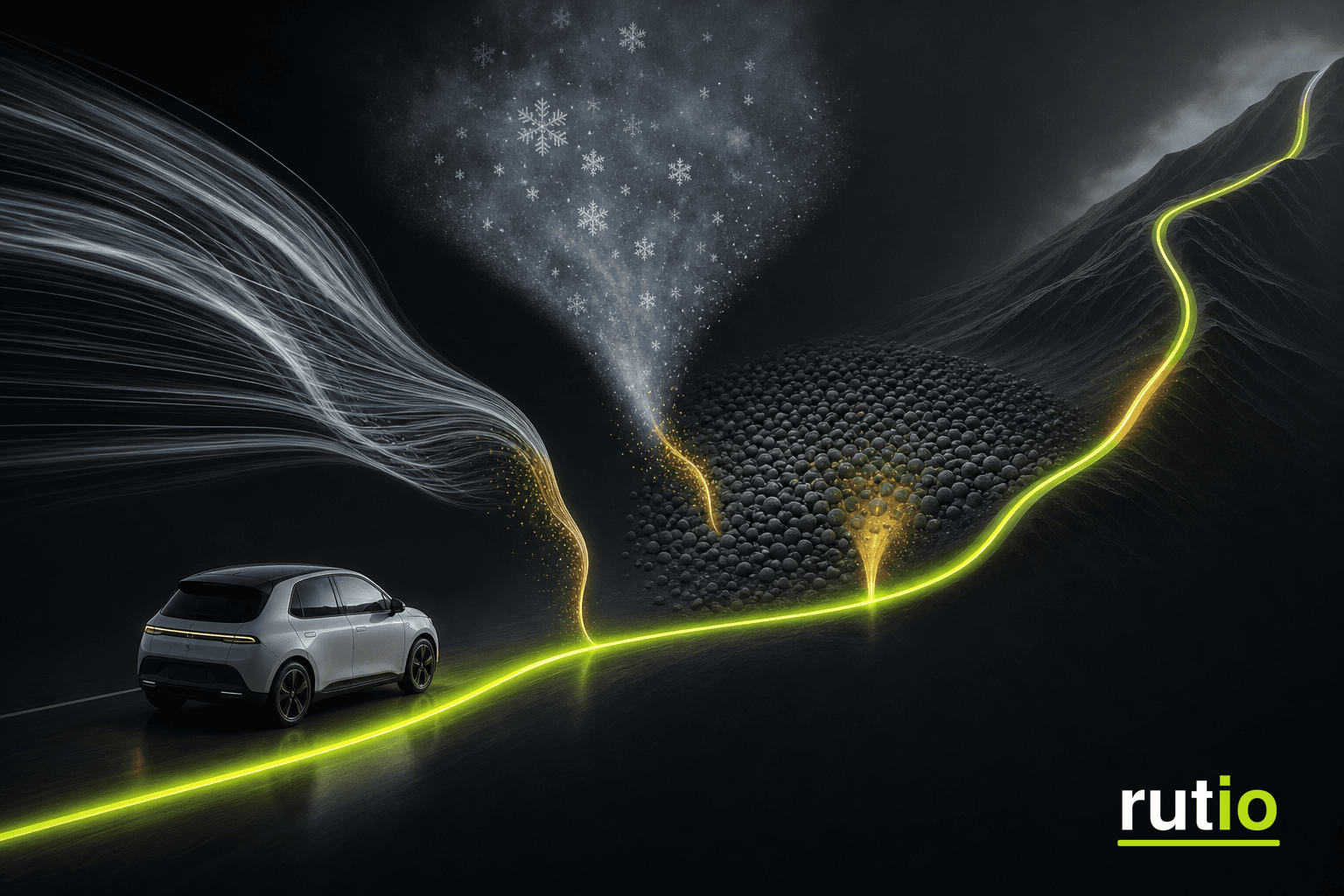 Velocidad, frío, carga y pendiente reduciendo la autonomía real de un eléctrico