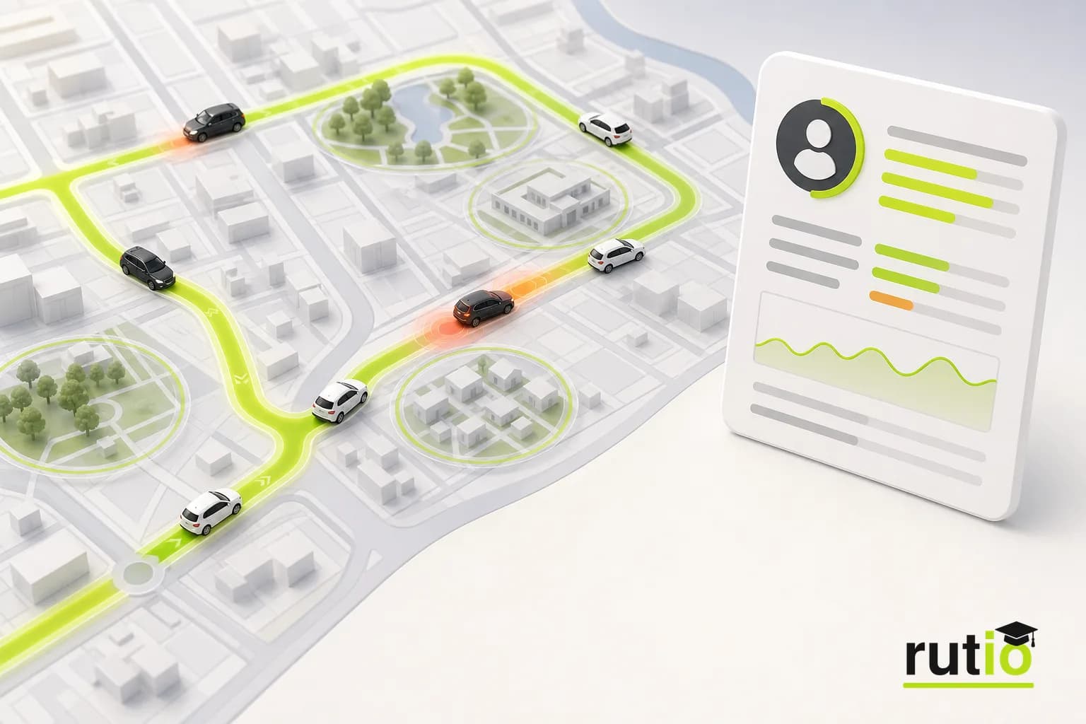 Gestión diaria de excesos de velocidad con datos de conducción por contexto