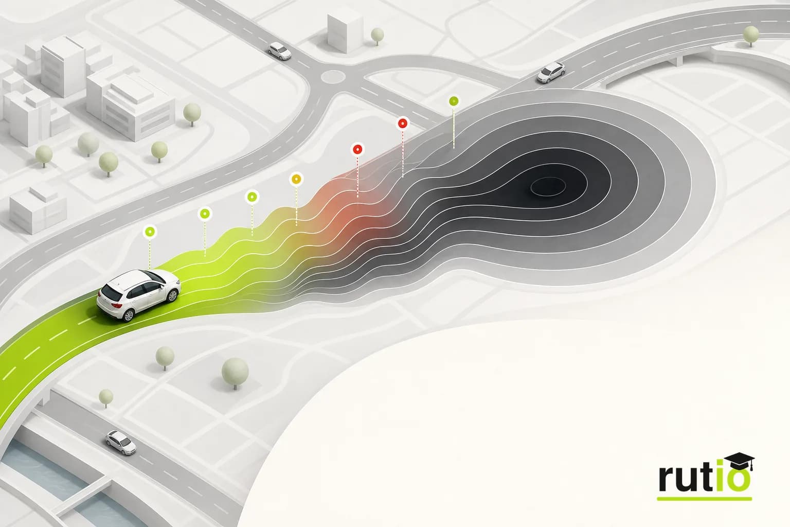 Exceso de velocidad aumentando la energía de impacto y el riesgo vial