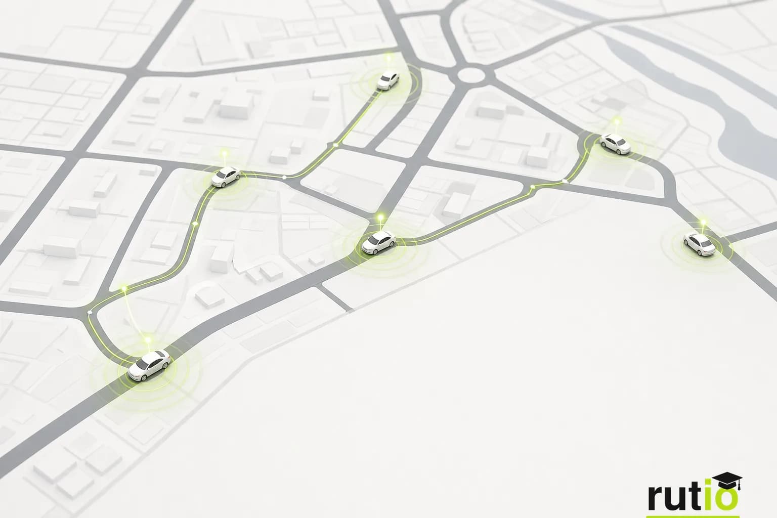 AVL ubicando vehículos automáticamente de forma continua en un mapa