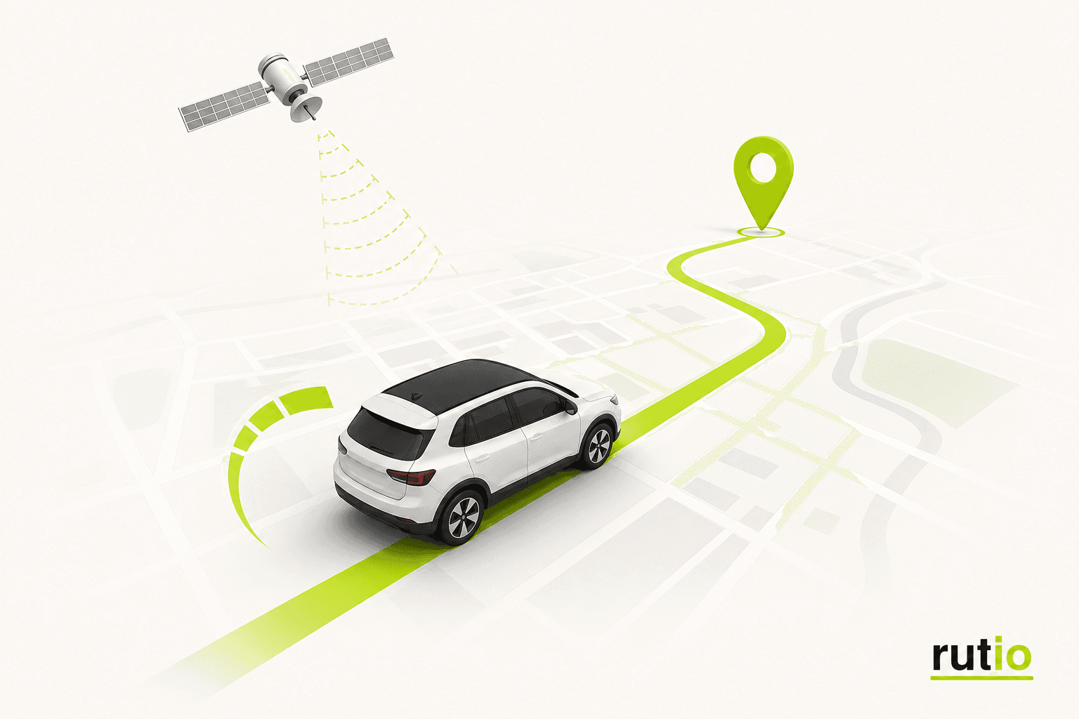 Ubicación y velocidad de un vehículo obtenidas únicamente mediante GPS