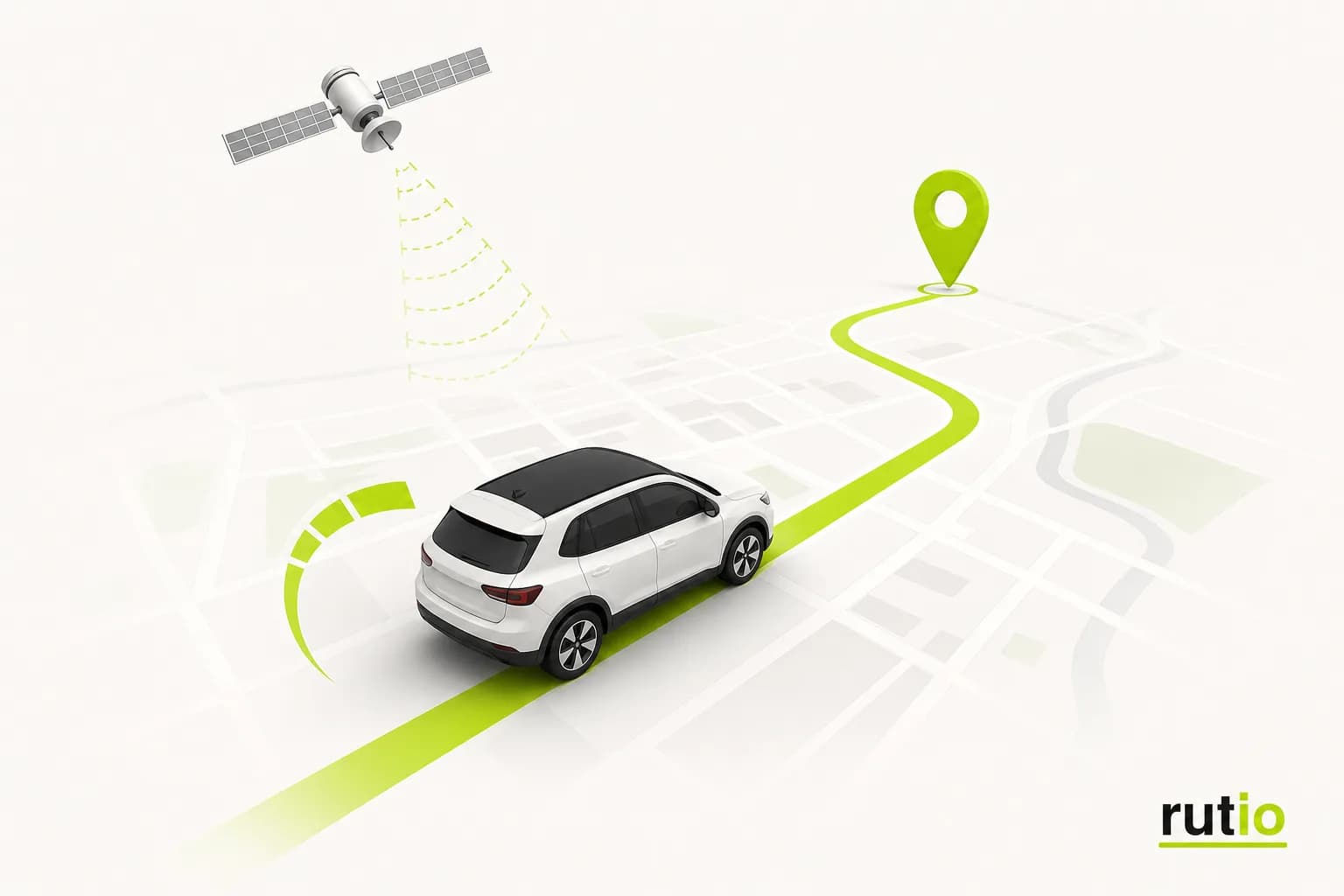 Ubicación y velocidad de un vehículo obtenidas únicamente mediante GPS