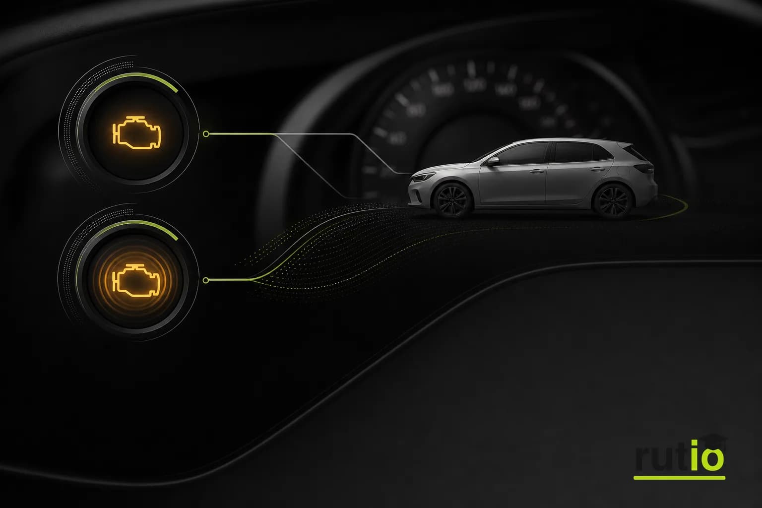 Diferencia entre luz de Check Engine fija y parpadeante