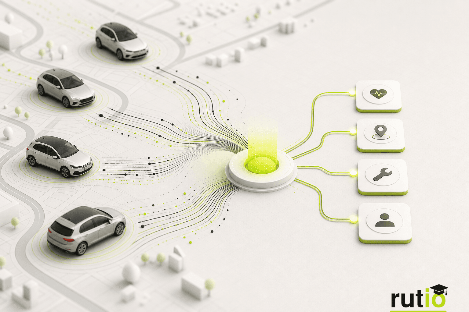 Rutio normalizando señales vehiculares mediante OBD2 para evitar depender de archivos DBC propietarios