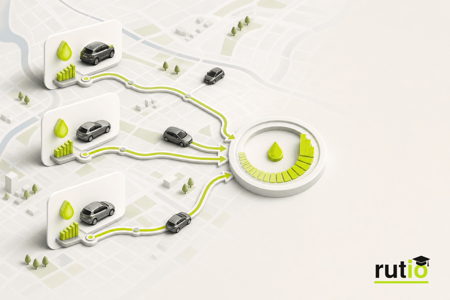 Cálculo de consumo real combinando cargas de combustible y kilómetros recorridos